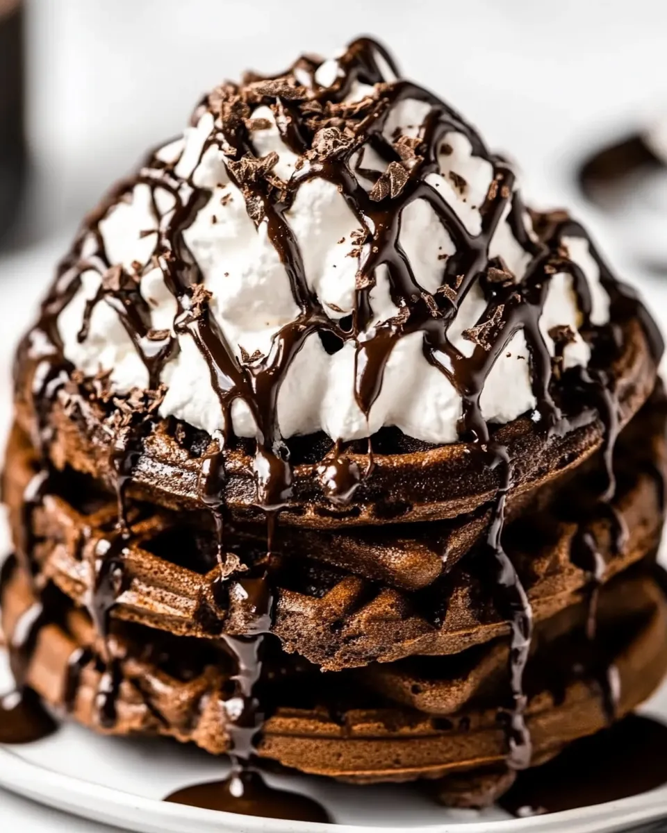Homemade Chocolate Chaffle photo