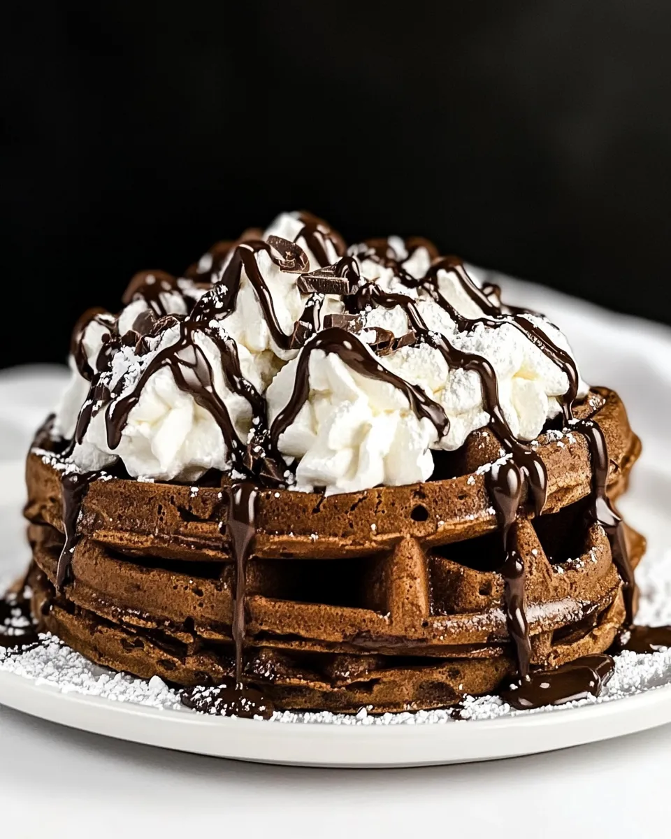Easy Chocolate Chaffle recipe photo
