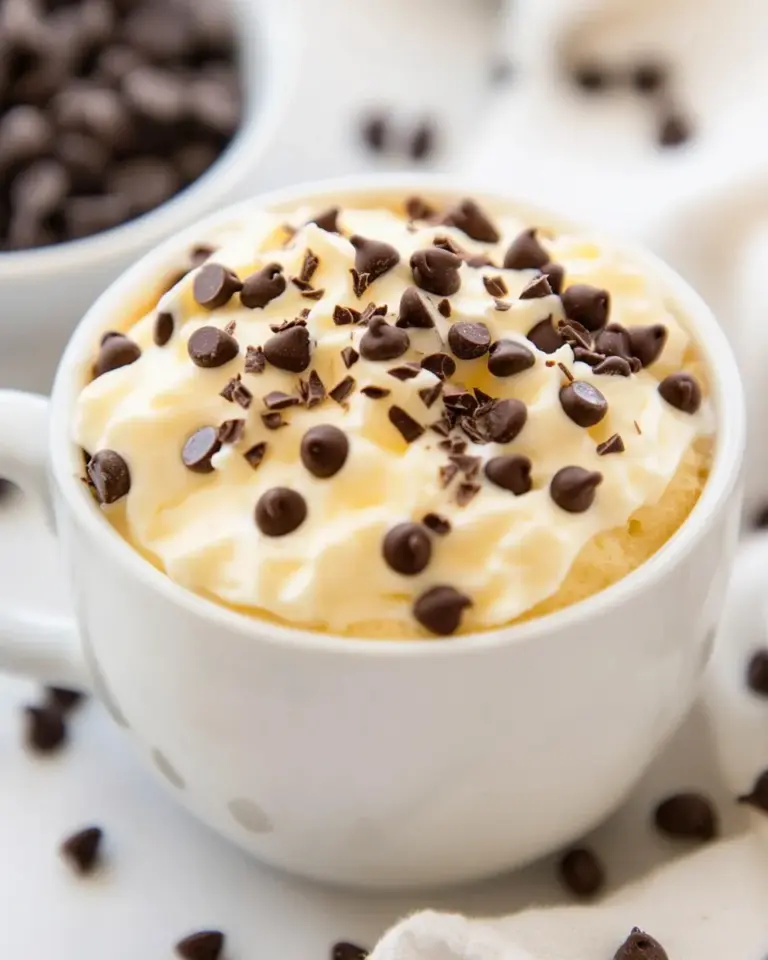 Homemade Chocolate Chip Mug Cake photo