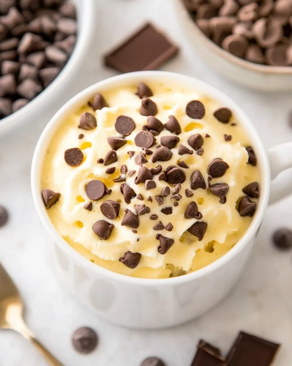 Classic Chocolate Chip Mug Cake image