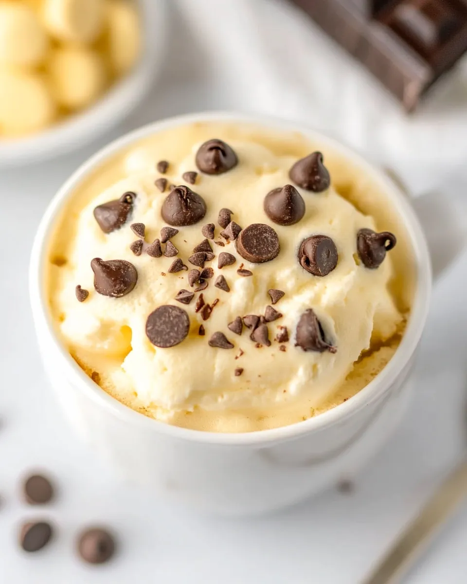 Easy Chocolate Chip Mug Cake recipe photo