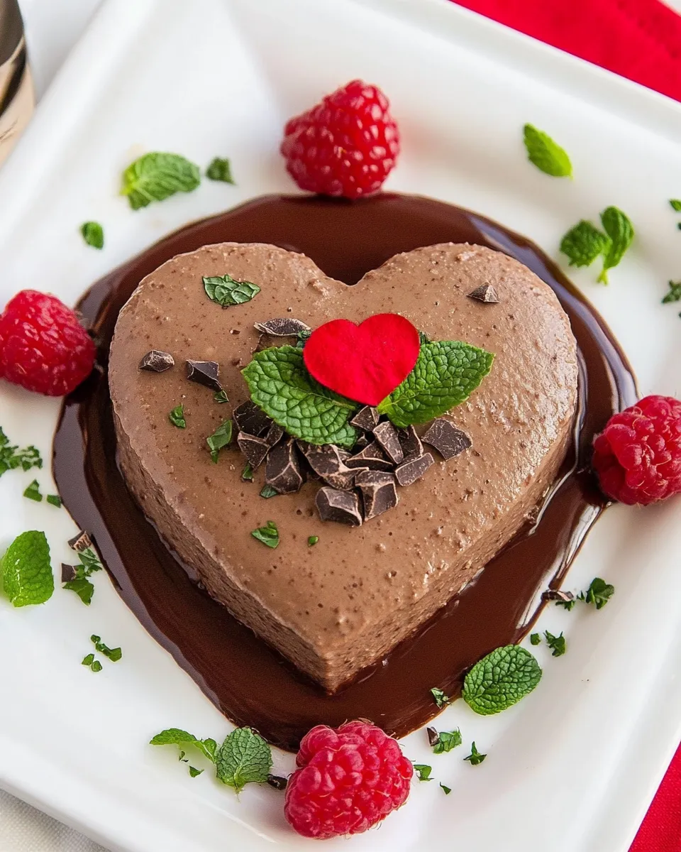 Delicious Chocolate Coeur a la Creme image