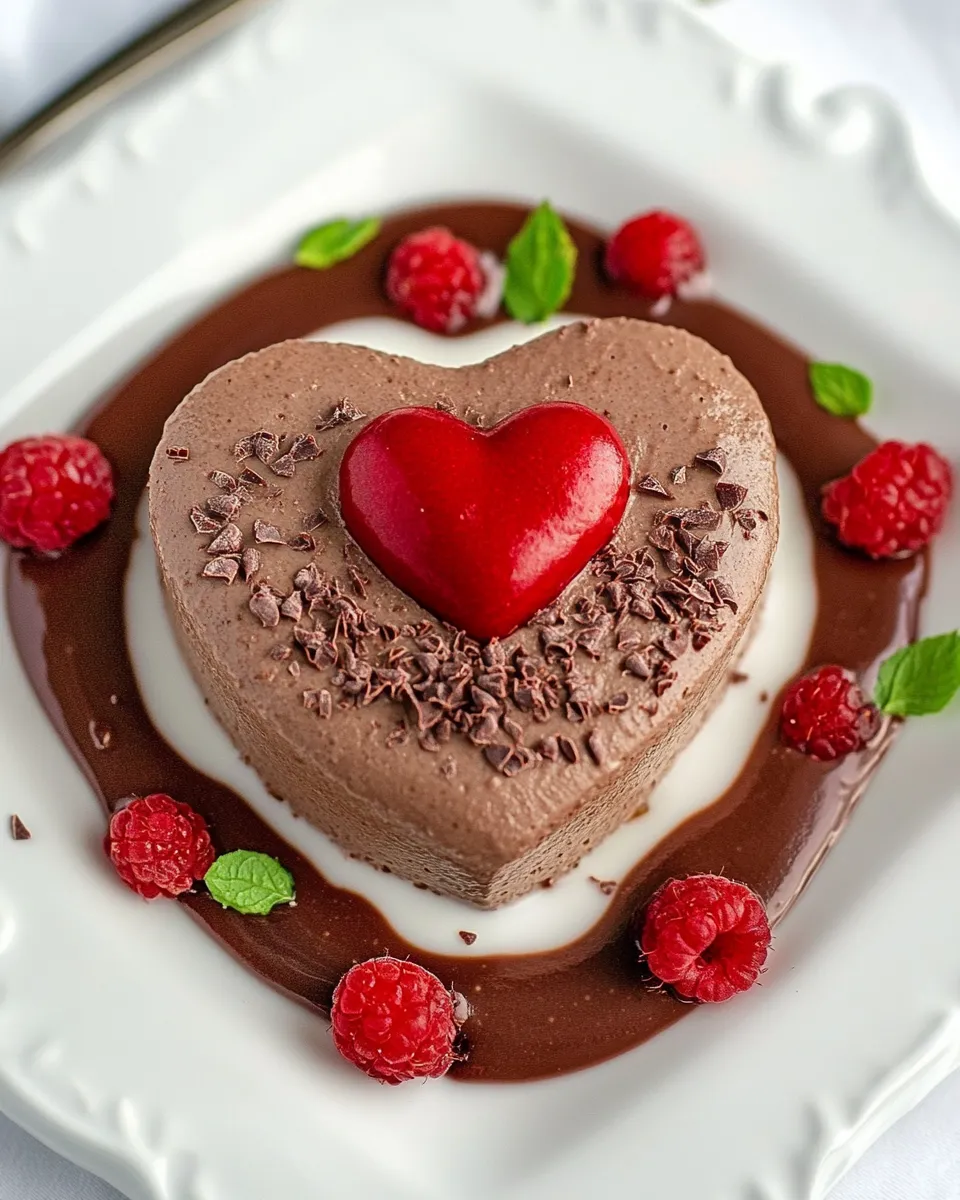 Classic Chocolate Coeur a la Creme recipe photo