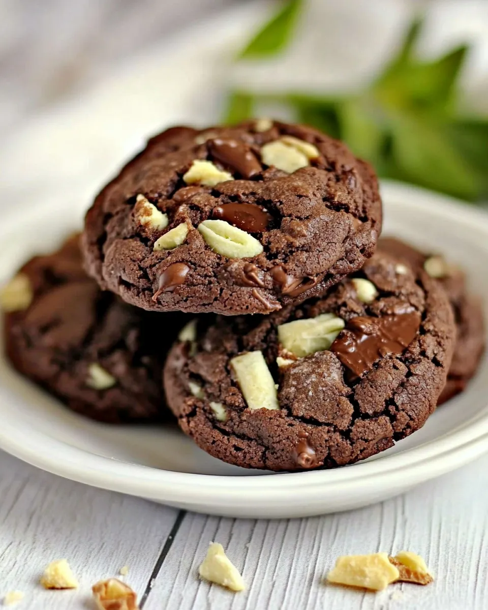 Classic Chocolate Cookies with Thin Mints image