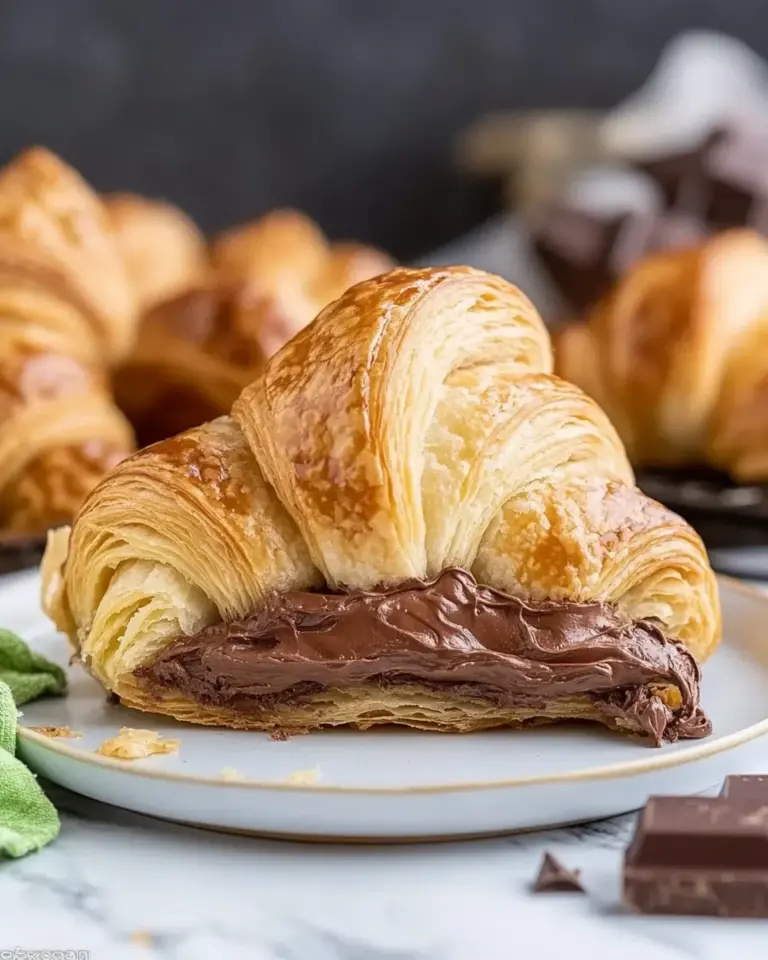 Homemade Chocolate Croissant Recipe (Sheet Pan) photo