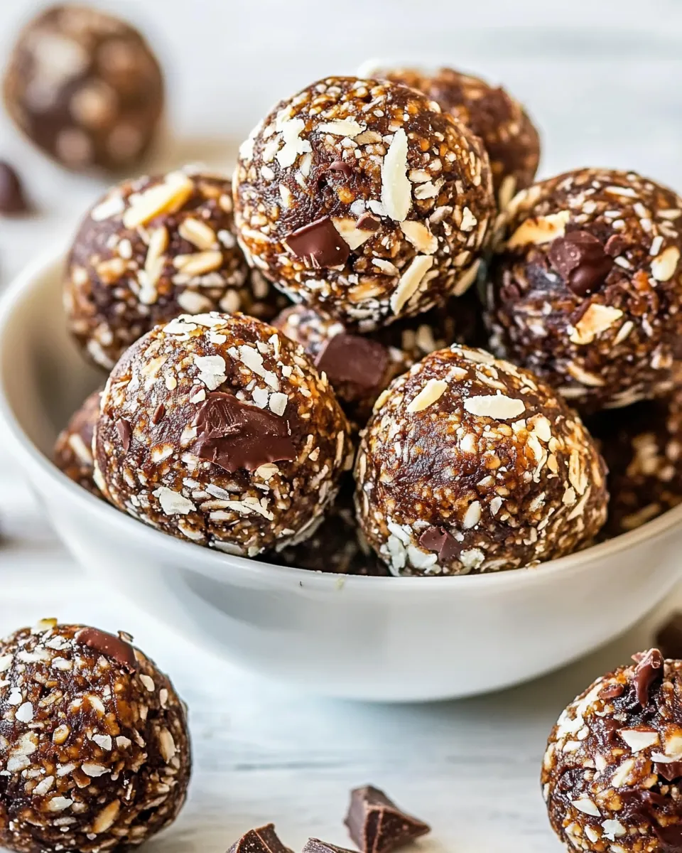 Homemade Chocolate Date Balls photo