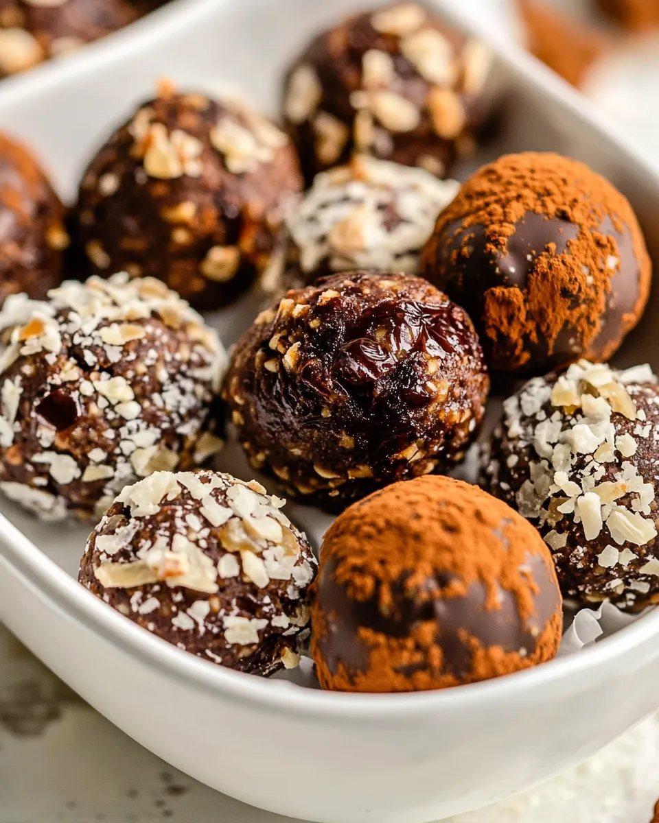 Delicious Chocolate Date Balls image