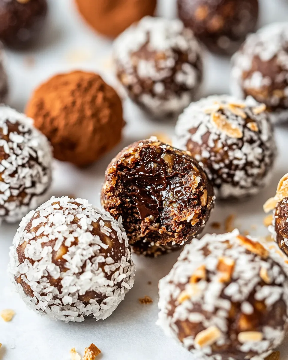 Easy Chocolate Date Balls recipe photo
