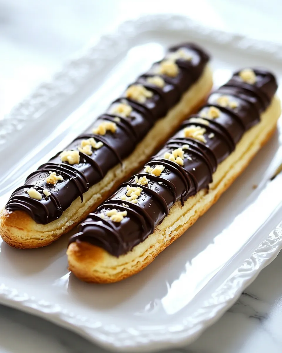 Easy Chocolate Eclairs recipe photo