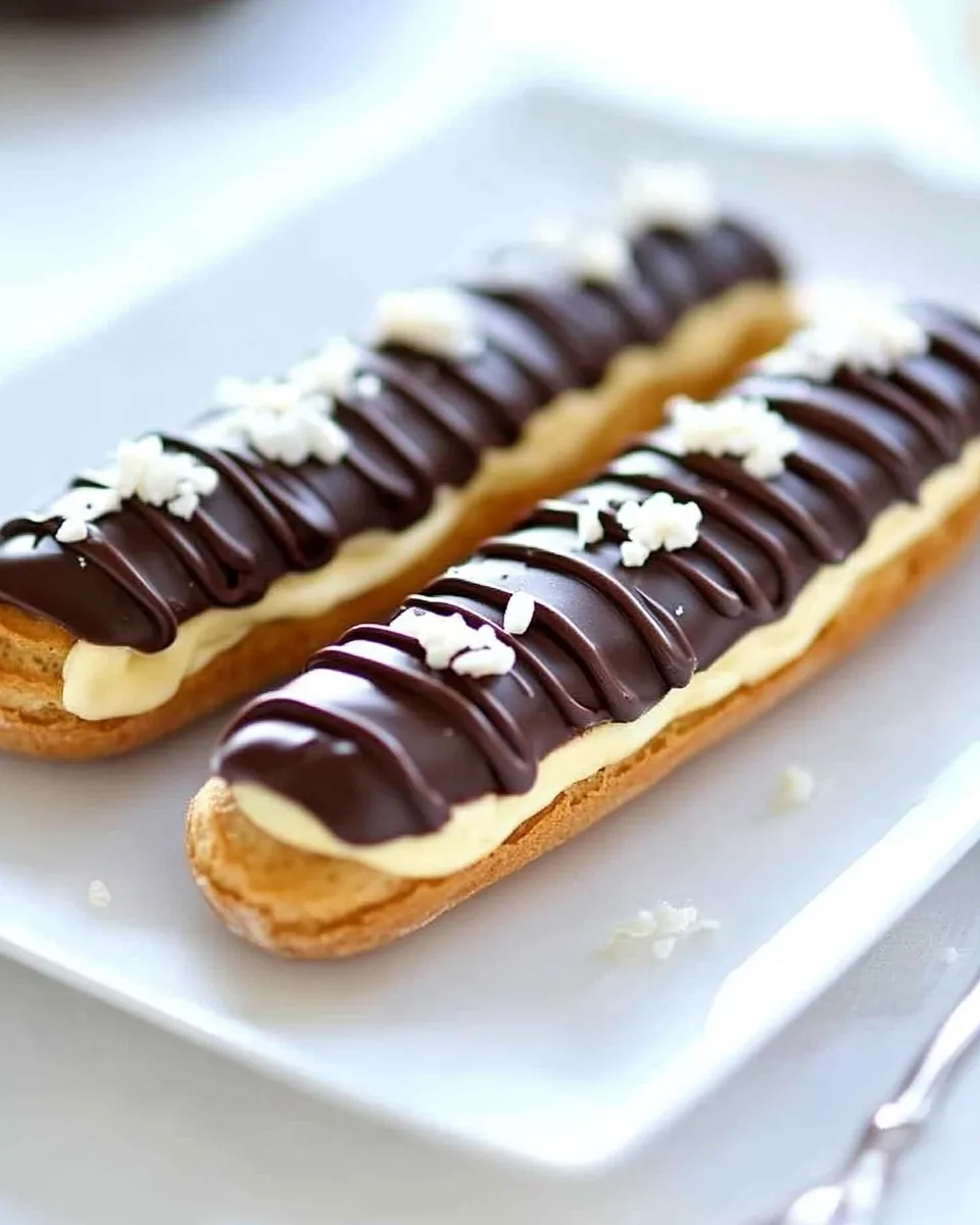 Delicious Chocolate Eclairs shot