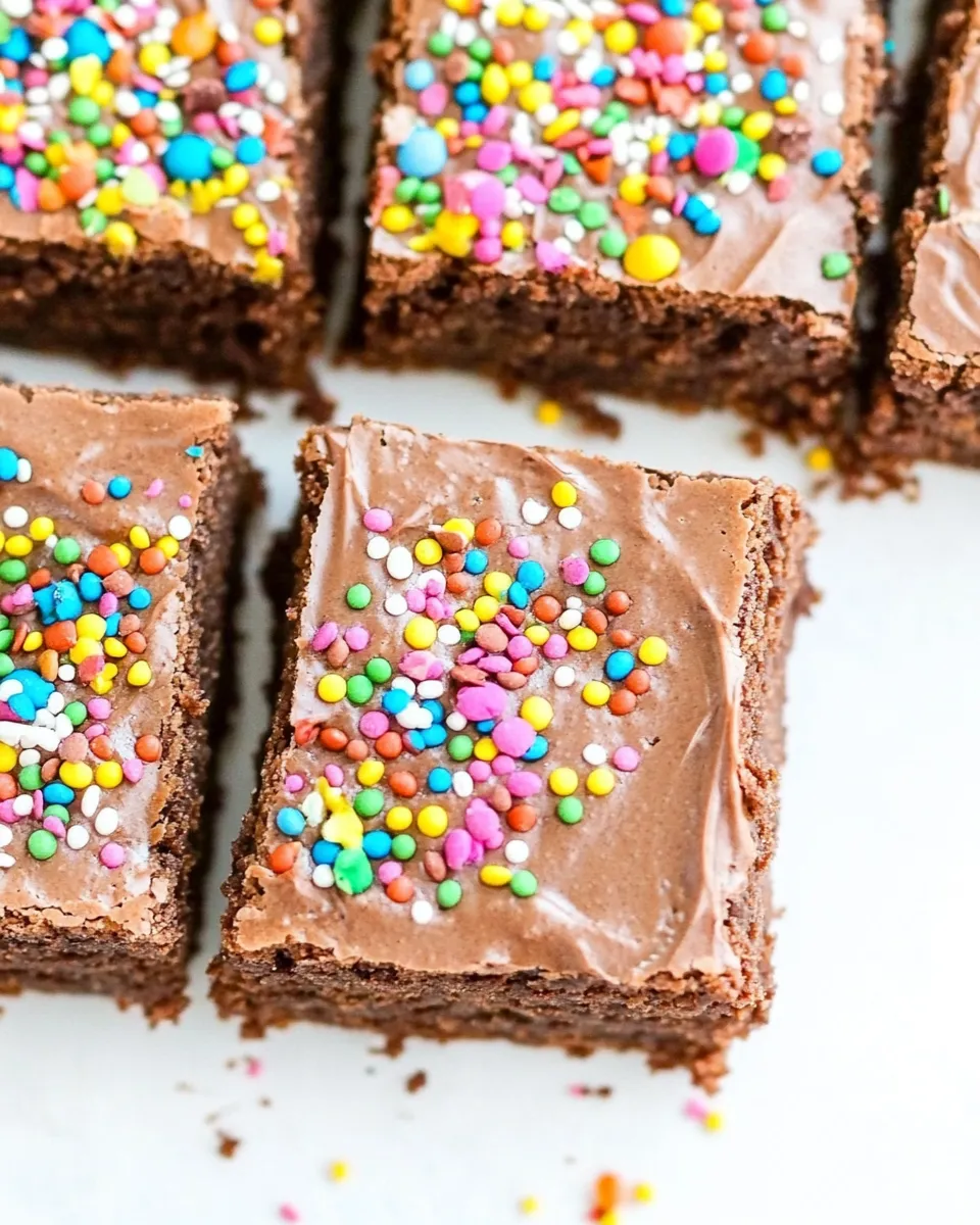 Classic Chocolate Frosted Brownies image
