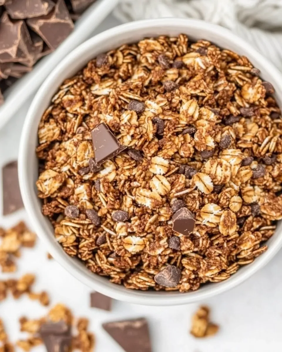 Easy Chocolate Granola recipe photo