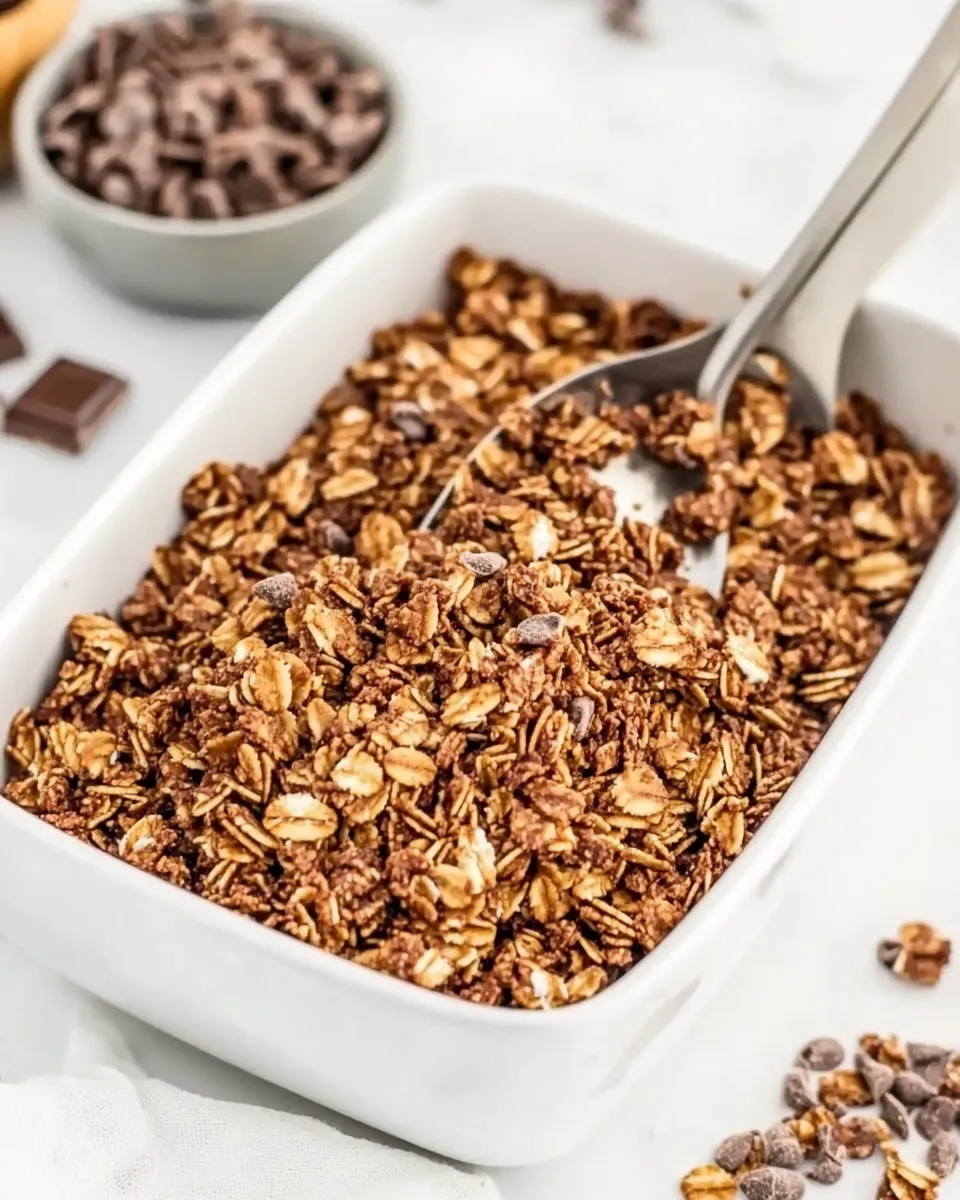 Delicious Chocolate Granola shot