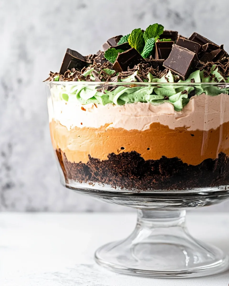 Classic Chocolate Mint Trifle image