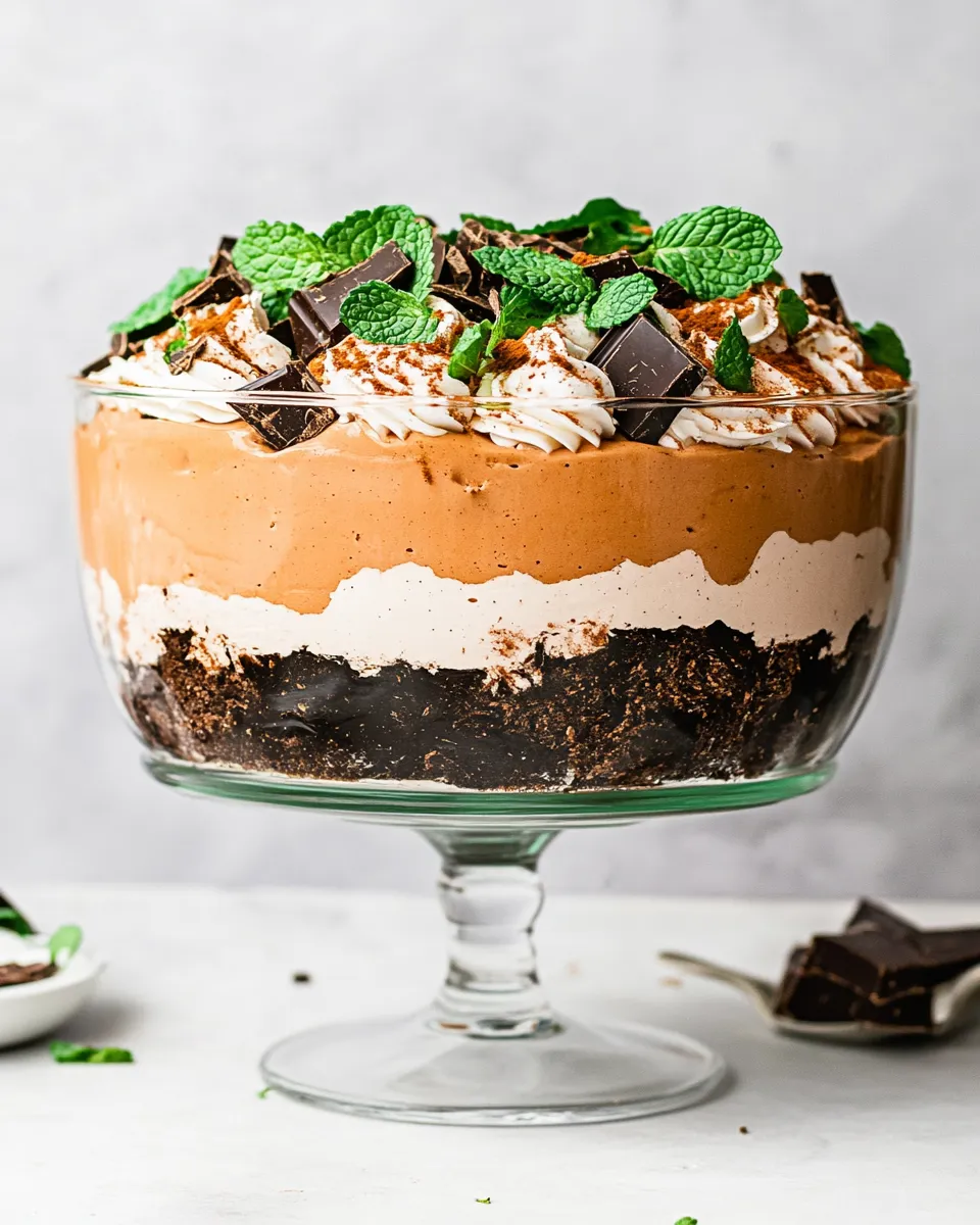 Easy Chocolate Mint Trifle recipe photo