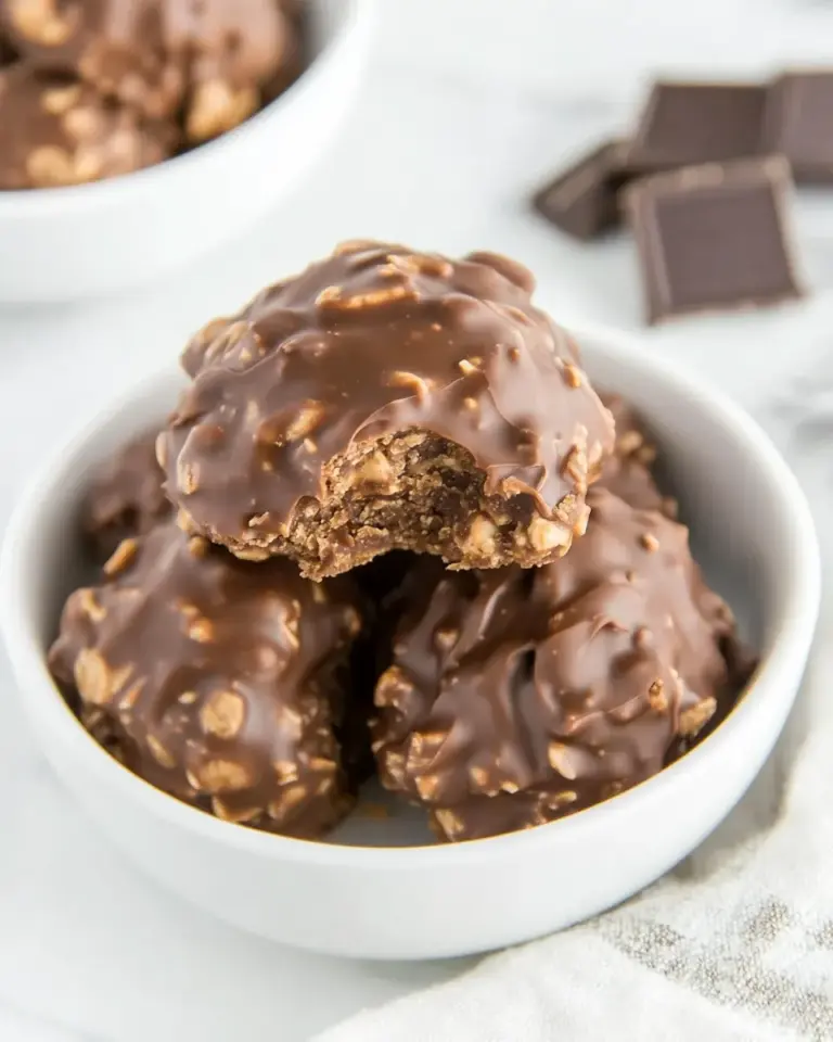 Homemade Chocolate No-Bake Cookies photo