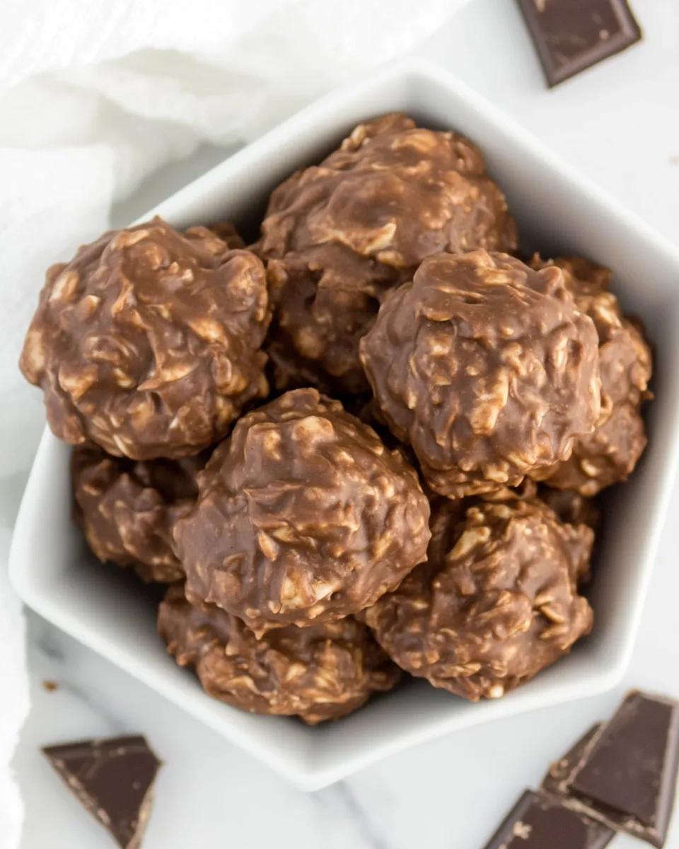 Classic Chocolate No-Bake Cookies image