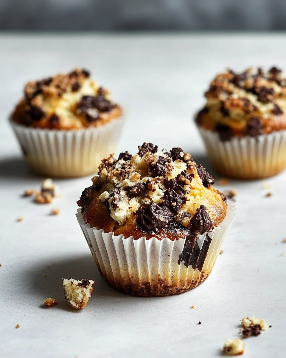 Homemade Chocolate Orange Streusel Muffins recipe photo