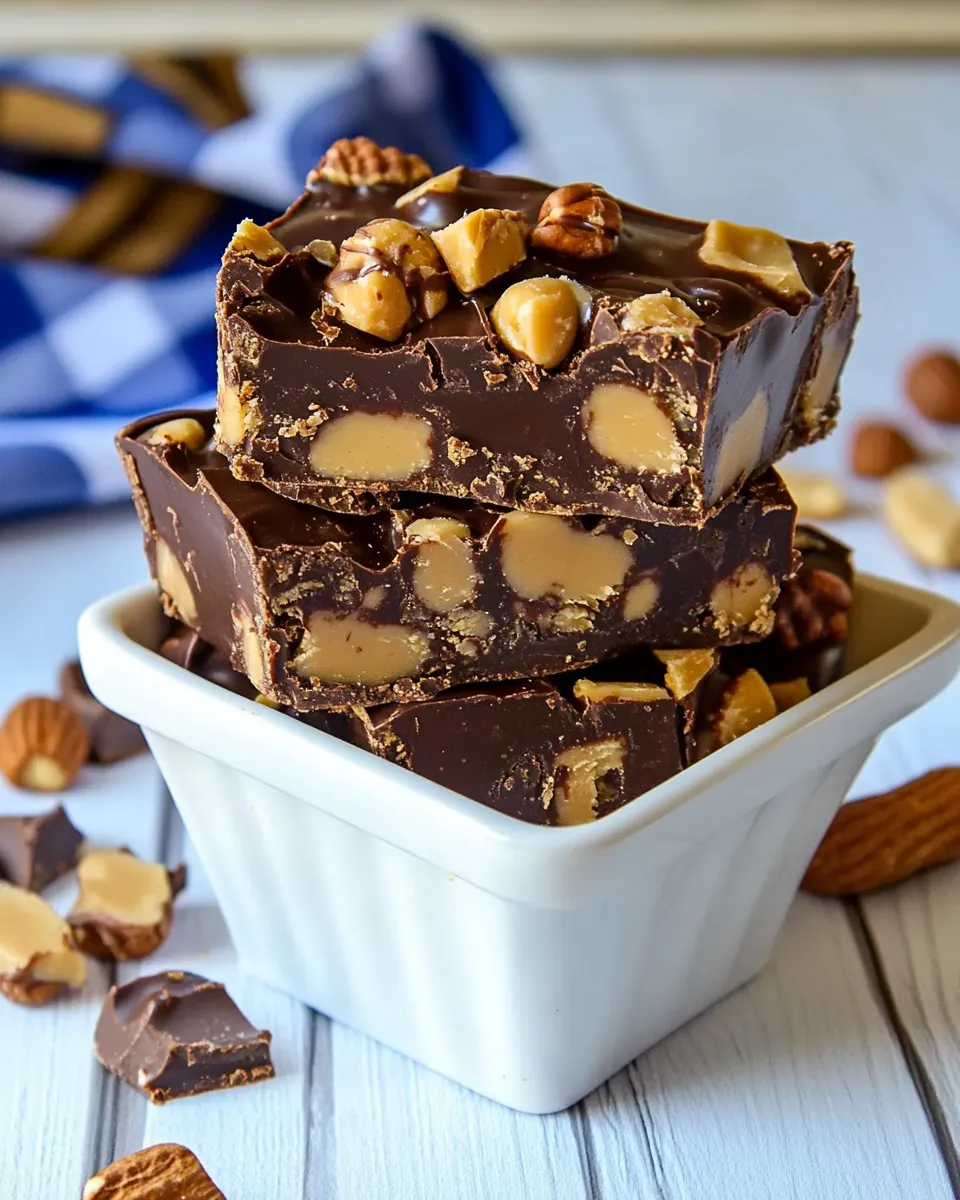 Delicious Chocolate Peanut Butter Cup Fudge image