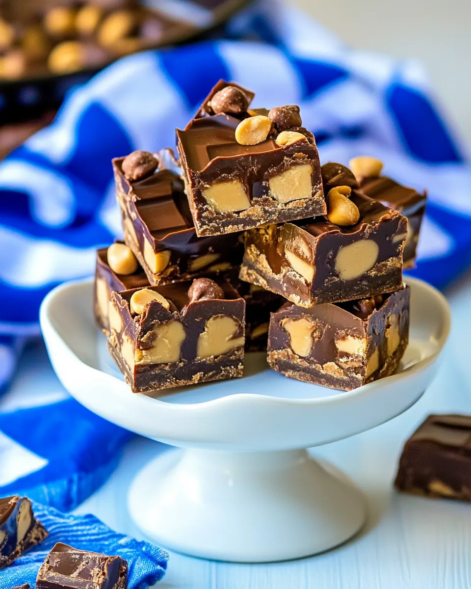 Easy Chocolate Peanut Butter Cup Fudge recipe photo