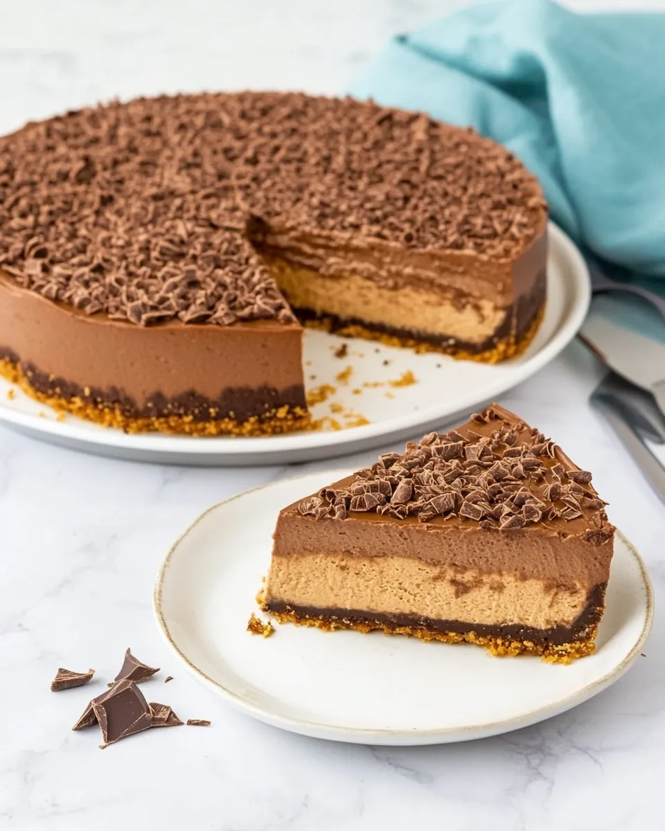Easy Chocolate Ricotta Cheesecake recipe photo