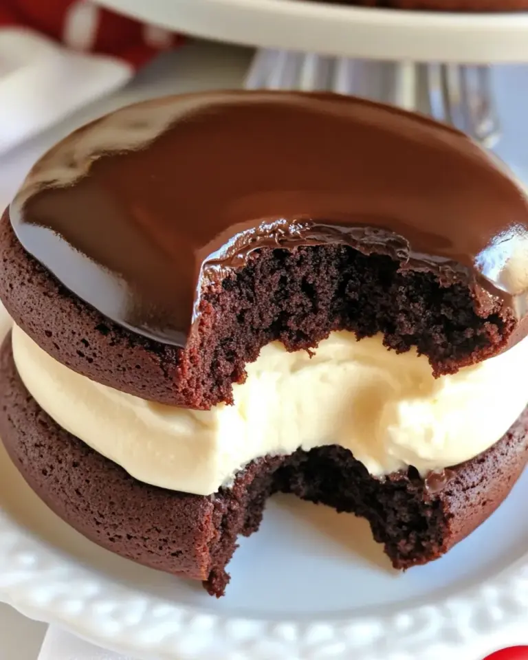 Homemade Chocolate Whoopie Pie Cake photo