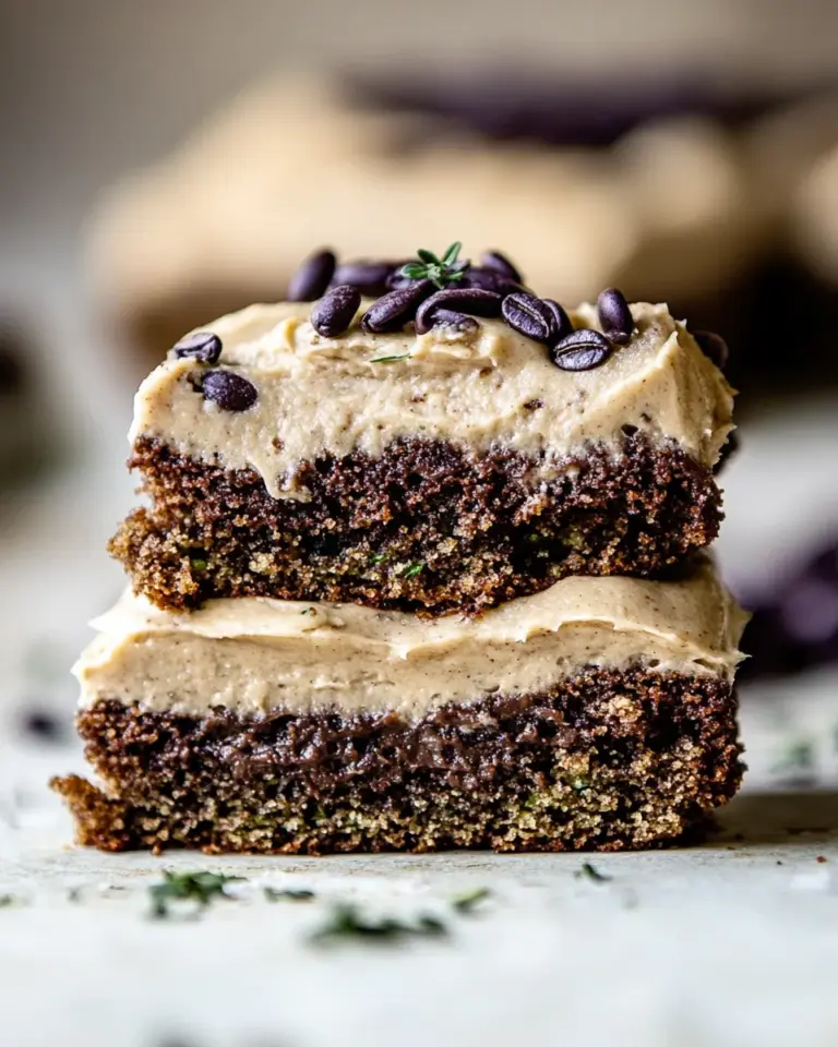 Delicious Chocolate Zucchini Banana Cake with Vanilla Coffee Frosting. recipe photo