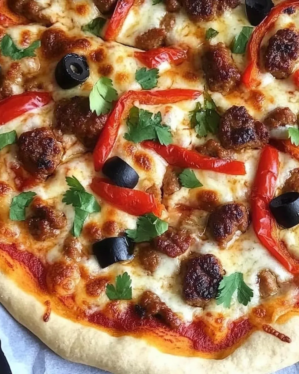 Easy Chorizo Pizza recipe photo