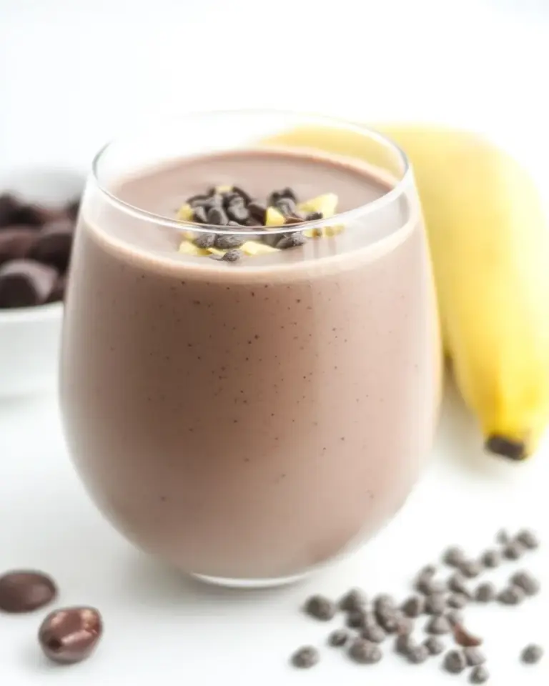 Homemade Chunky Monkey Protein Smoothie (Vegan!) photo
