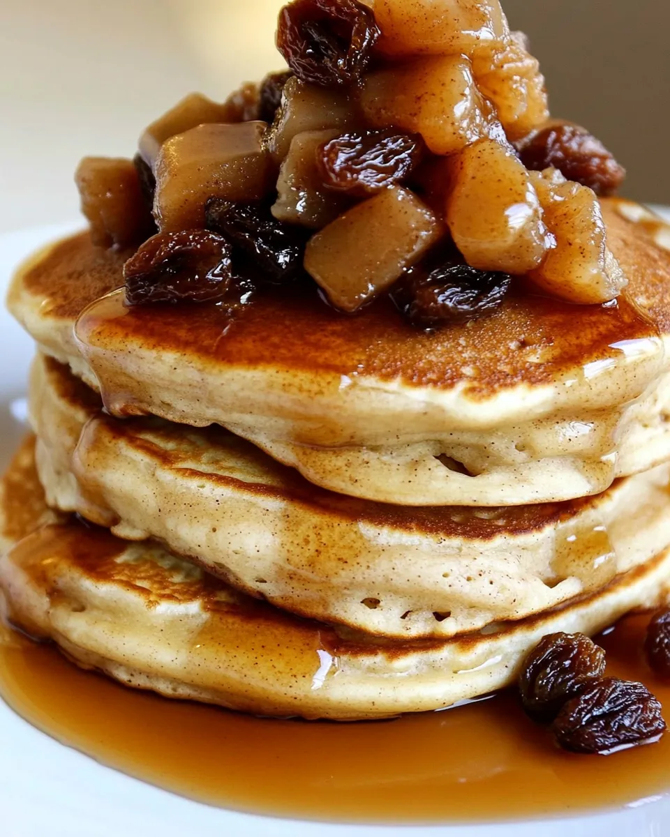 Easy Cinnamon Raisin Pancakes shot