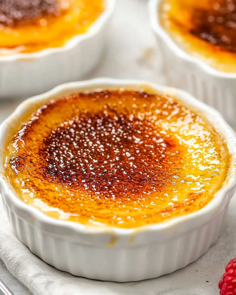 Delicious Classic Vanilla Bean Creme Brulee: Simple Homemade Dessert image
