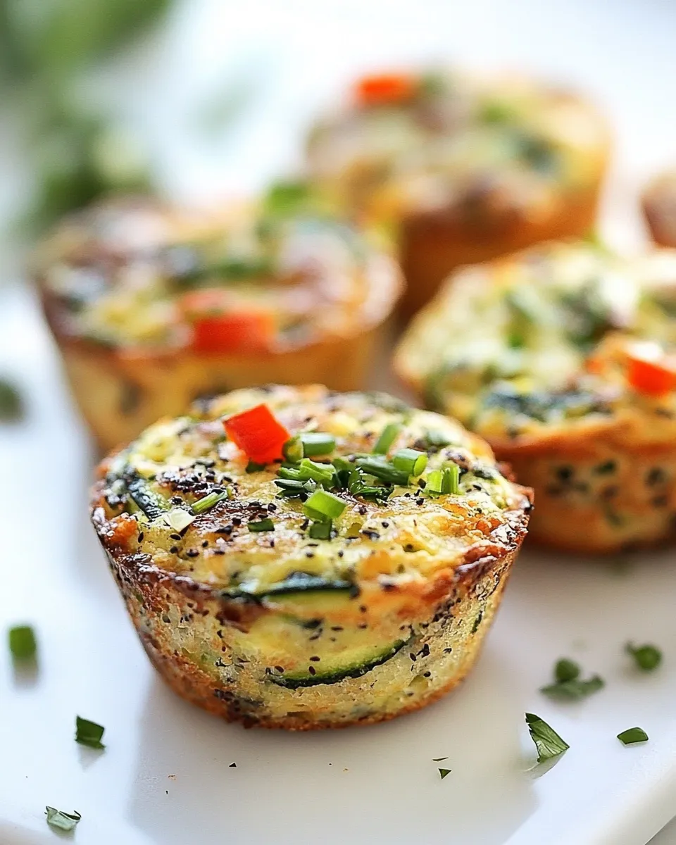 Delicious Clean Egg Zucchini Muffins image