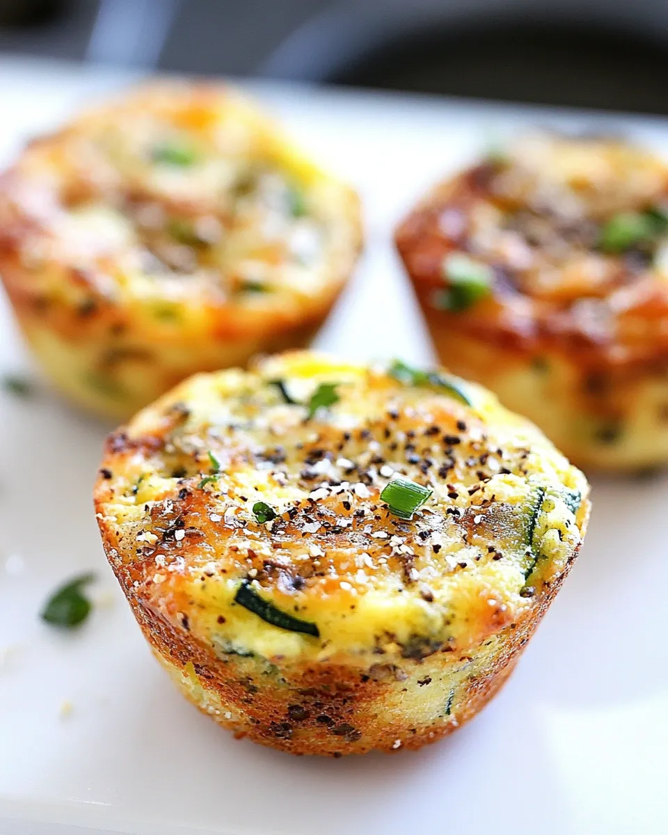 Quick Clean Egg Zucchini Muffins recipe photo