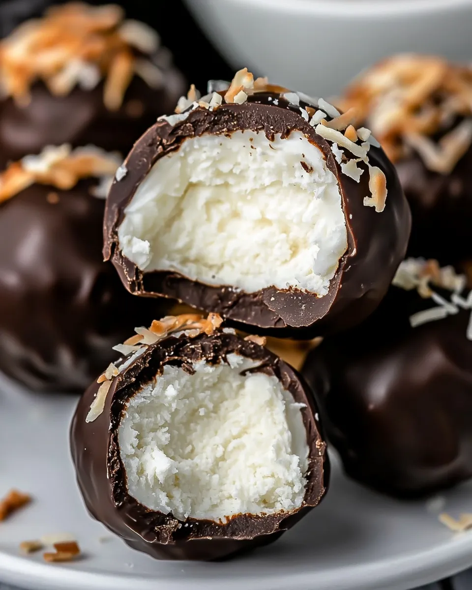 Easy Coconut Cream Truffles recipe photo