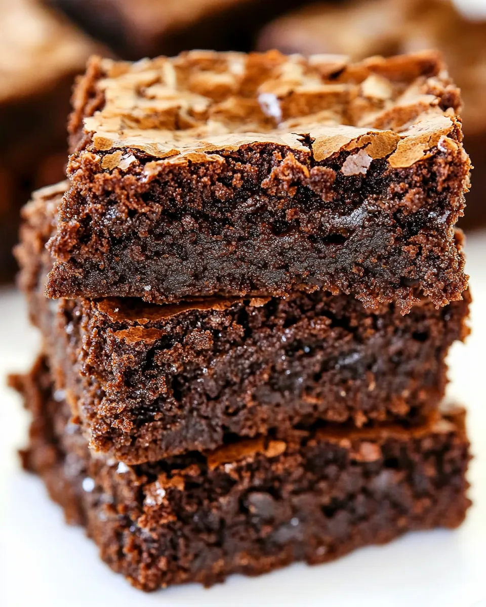 Easy Coconut Flour Brownies food shot