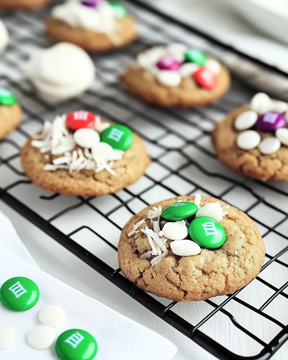 Homemade Coconut M&M Cookies Recipe photo