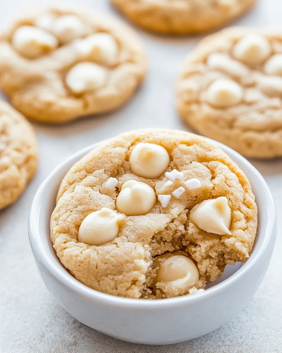 Tasty Coconut Oil White Chocolate Cookies shot