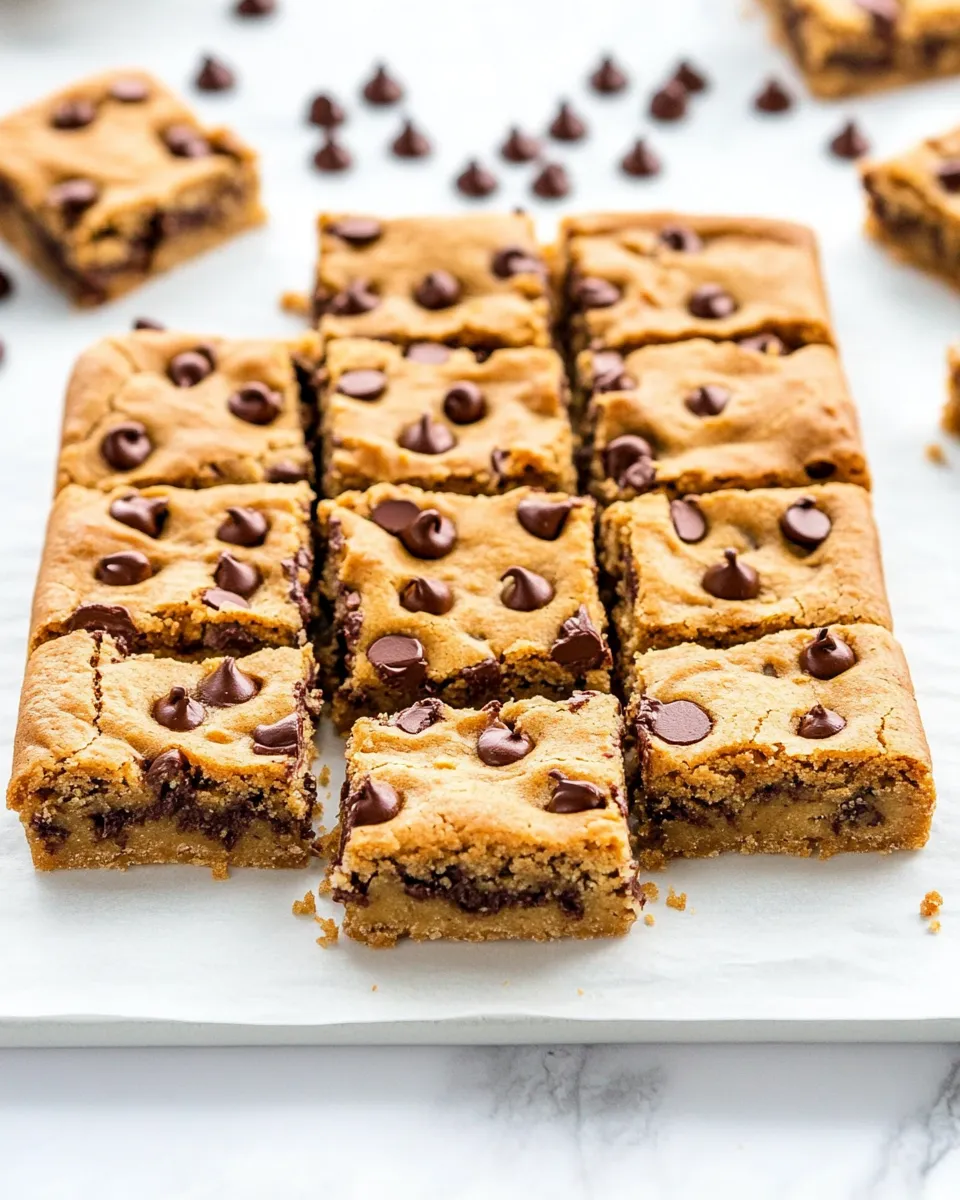 Easy Cookie Bars Recipe shot