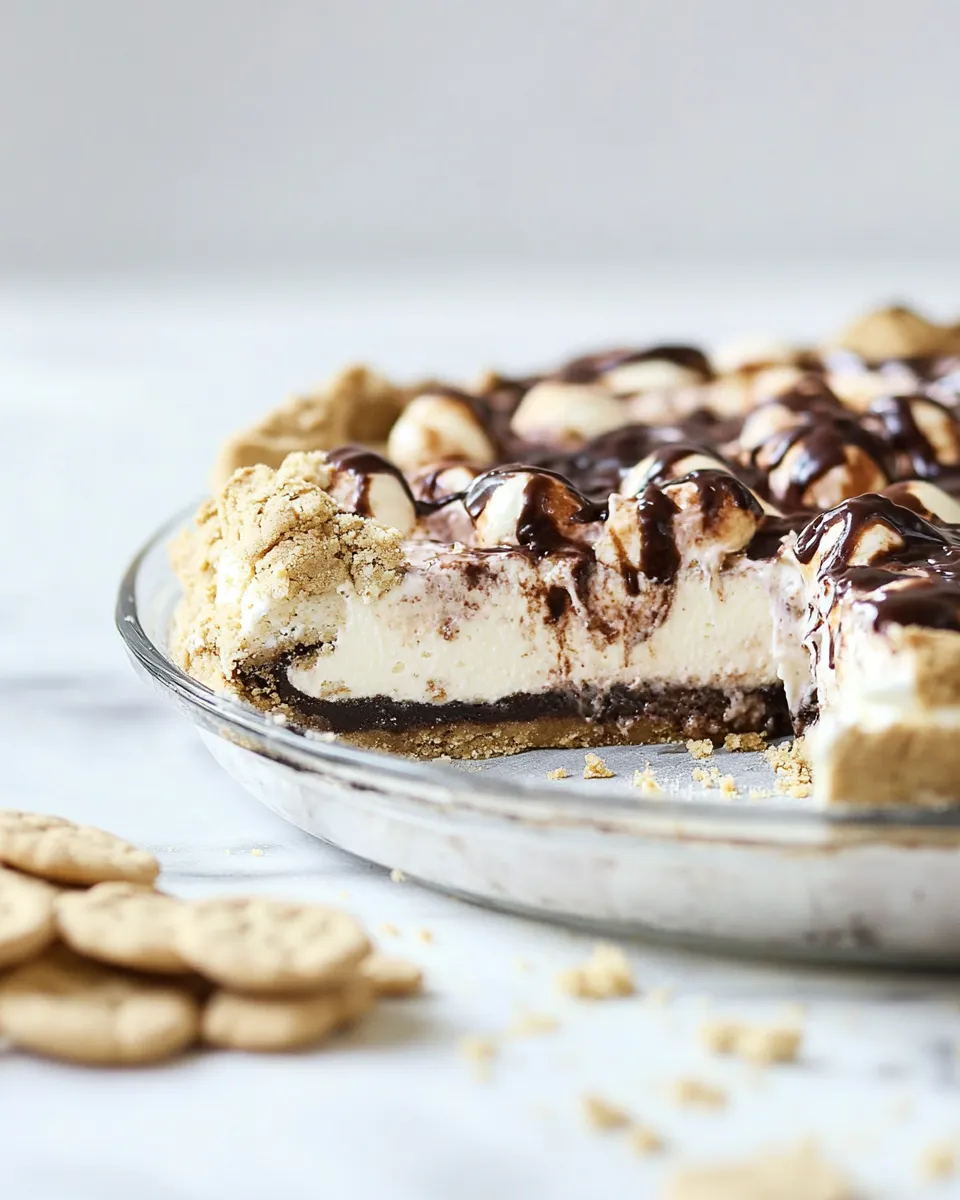 Easy Cookie Dough Cheesecake Smores recipe photo