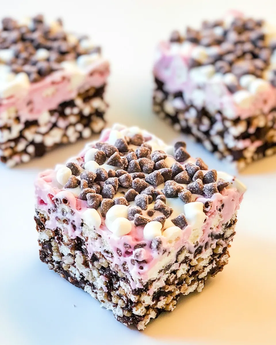 Delicious Cookies And Cream Marshmallow Crispy Treats image