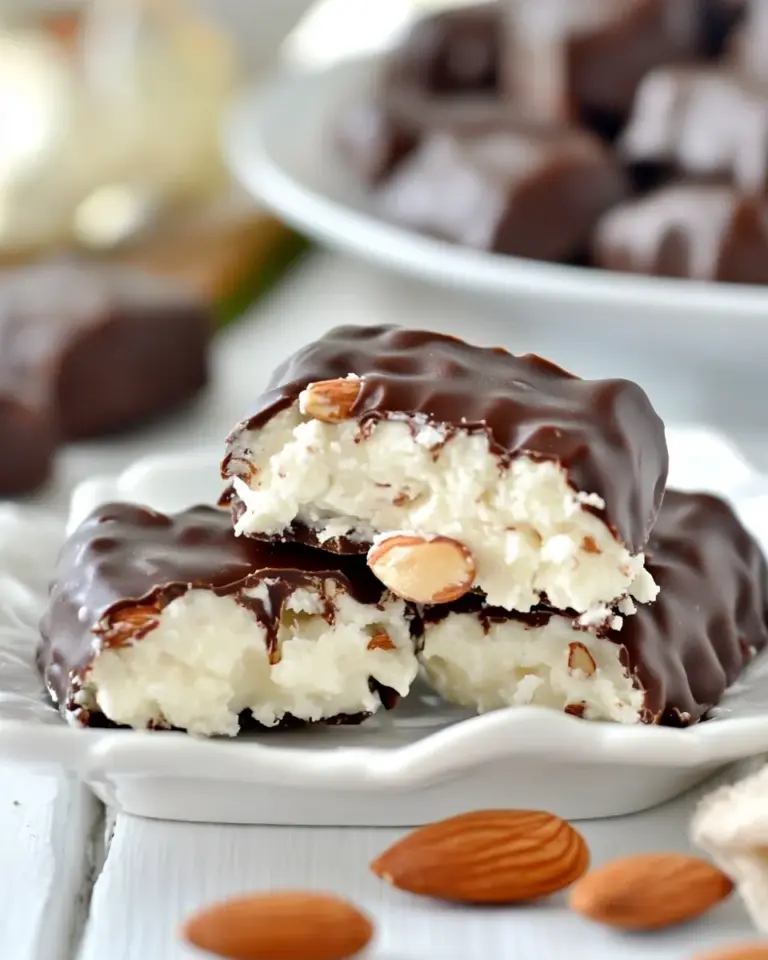 Homemade Copycat Almond Joy Candy Bars photo