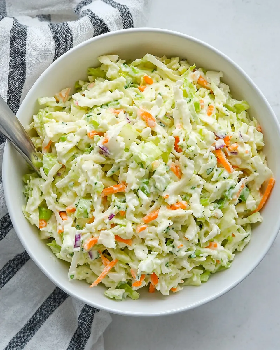 Delicious Copycat KFC Coleslaw shot