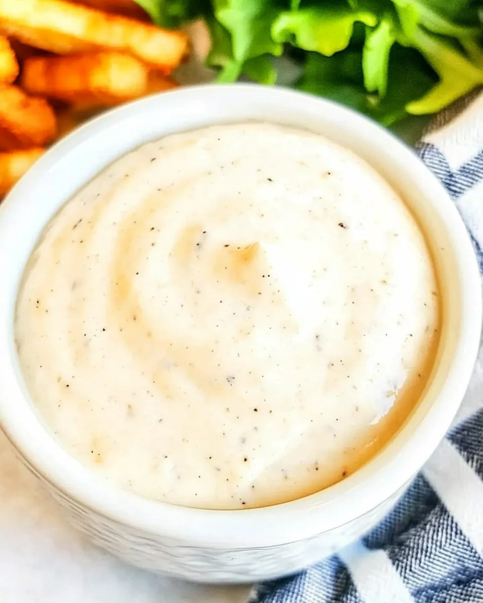 Delicious Copycat Outback Ranch Dressing shot