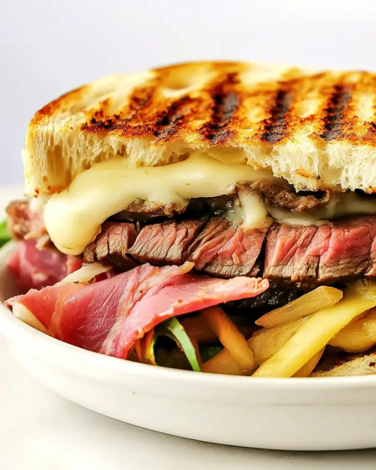 Homemade Copycat Panera Bread Steak & White Cheddar Panini photo