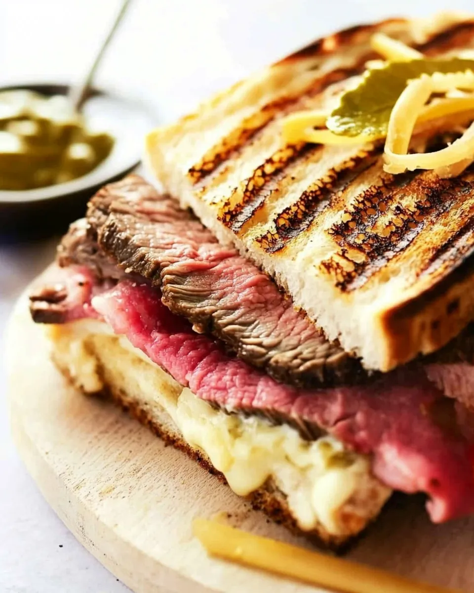 Classic Copycat Panera Bread Steak & White Cheddar Panini image