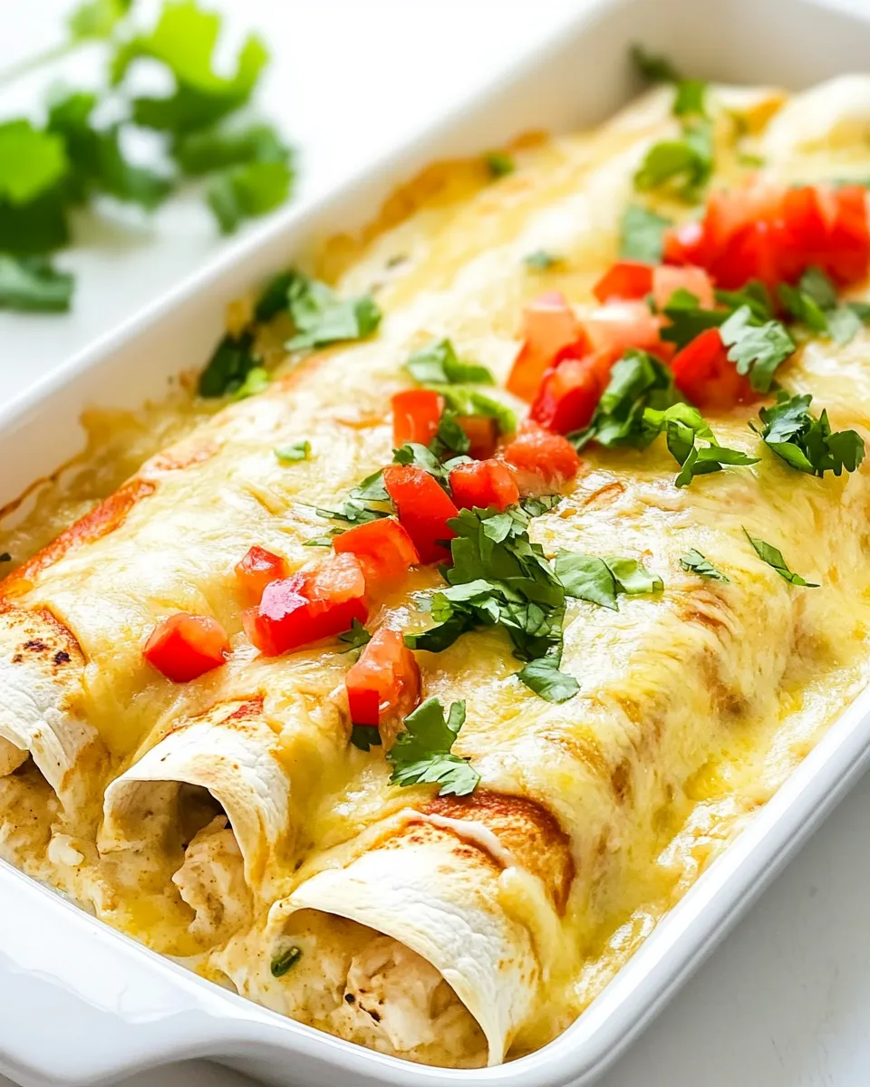 Homemade Cream Cheese Chicken Enchiladas photo