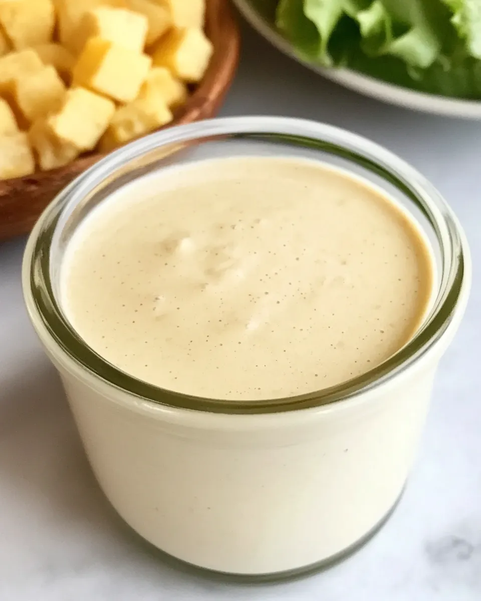 Delicious Creamy Caesar Dressing Recipe dish photo