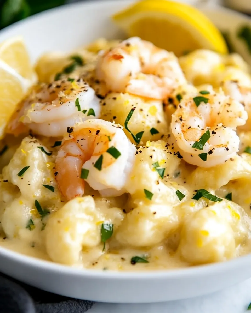 Easy Creamy Lemon Shrimp Gnocchi recipe photo