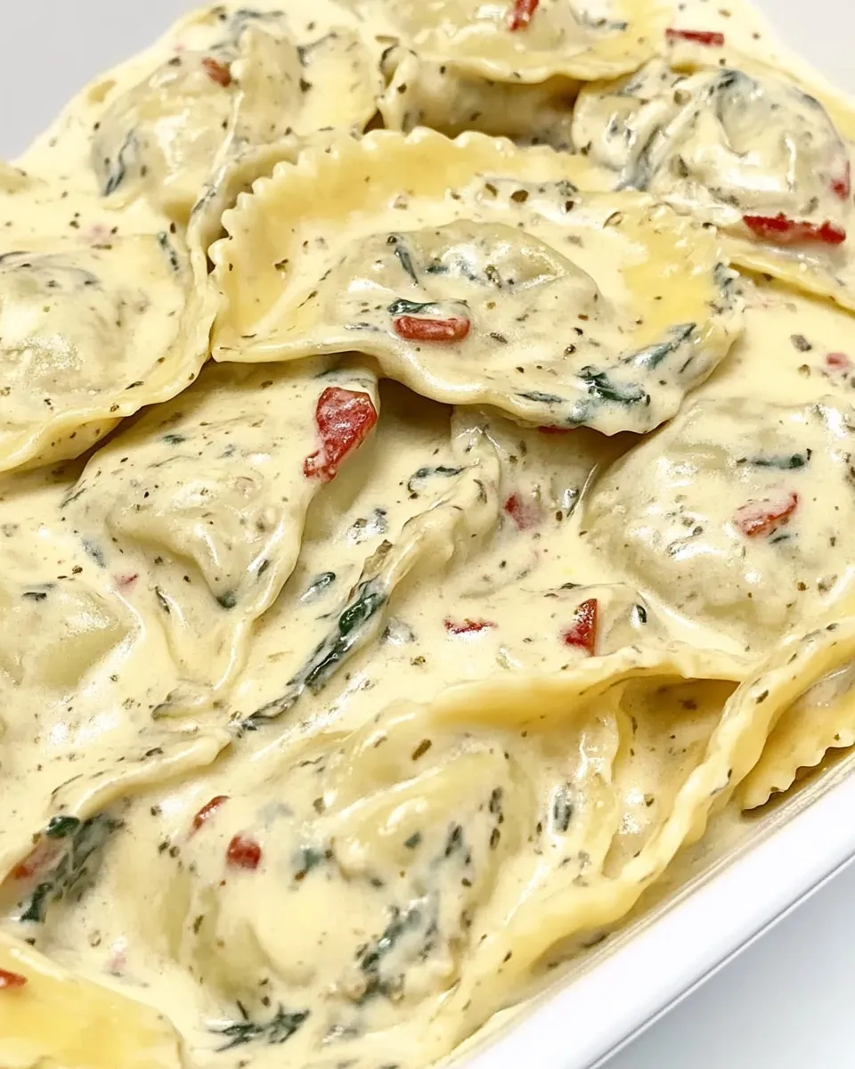 Homemade Creamy Ravioli photo