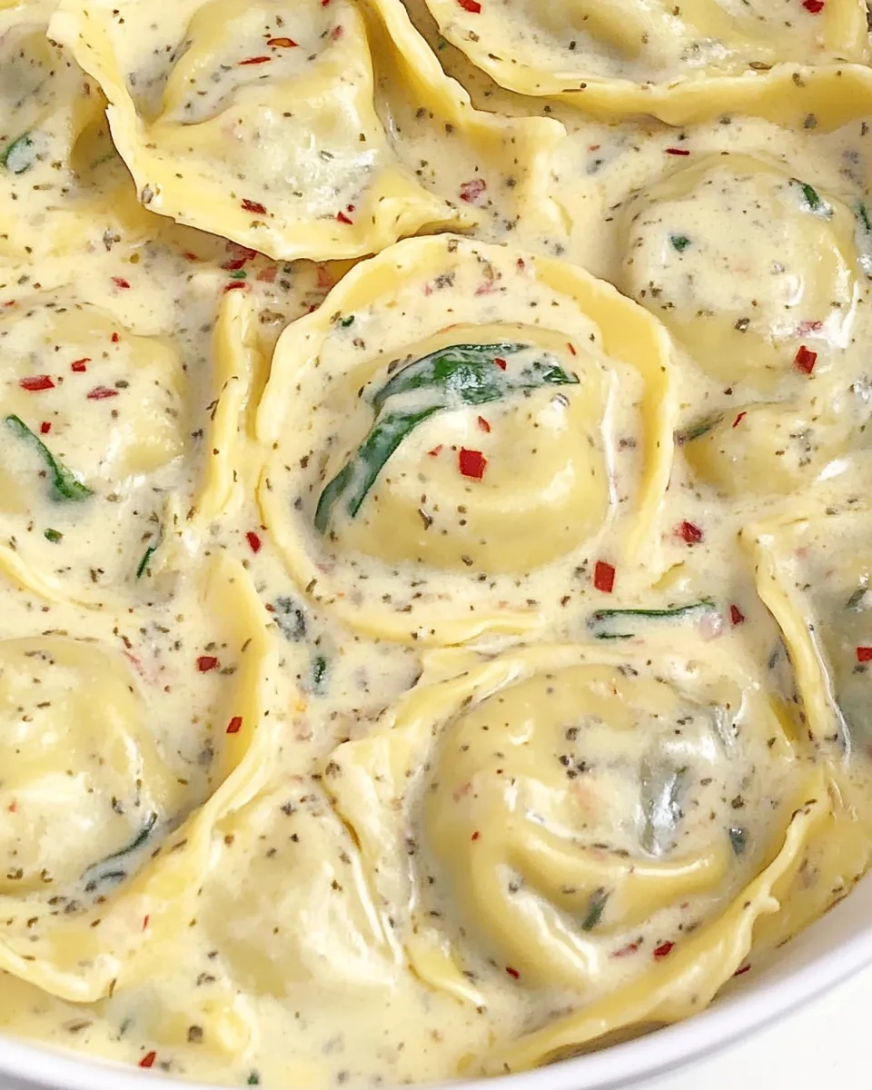 Easy Creamy Ravioli recipe photo
